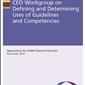 CEO Workgroup on Defining and Determining Uses of G&C